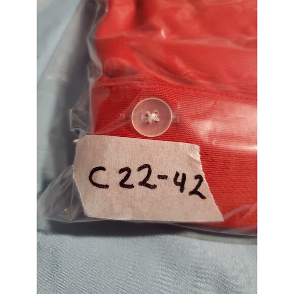 NikeGolf Polo Shirt Men's Sz 2XL Red Dri-Fit Performance Stretch Fox Sports Logo - Picture 10 of 10